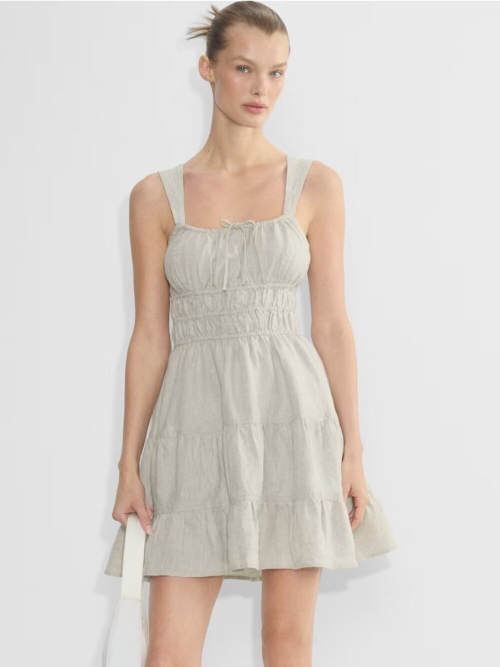 Aritzia Sunday Best Martine Linen Dress
